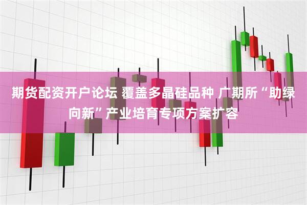 期货配资开户论坛 覆盖多晶硅品种 广期所“助绿向新”产业培育专项方案扩容